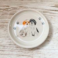 Image 2 of Two Little Dogs Handmade Ceramic Dish