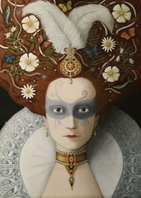 Rosalind Lyons - 'So Painted To Make Her Fair' - Signed Limited Edition Fine Art Print