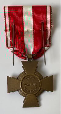 Image 3 of Cold War (France) Cross of Military Valor w/Gold Star Device