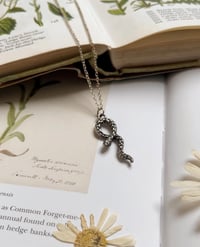 Image 1 of Silver Snake Necklace