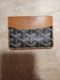 Image 2 of Goyard Card Holder Brown