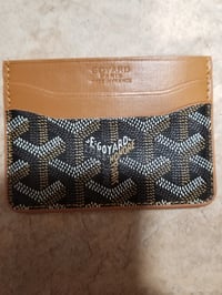 Image 1 of Goyard Card Holder Brown