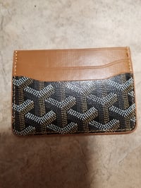 Image 3 of Goyard Card Holder Brown