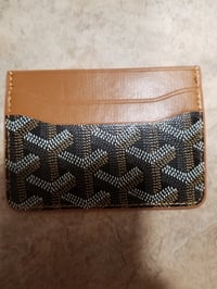 Image 4 of Goyard Card Holder Brown