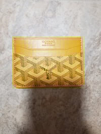 Image 1 of Goyard Card Holder Yellow
