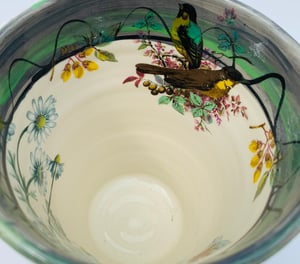 Image of Grey Mug with green spot