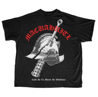 Image 2 of Macuahuitl 'Culto De La Muerte De Obsidiana' shirt.