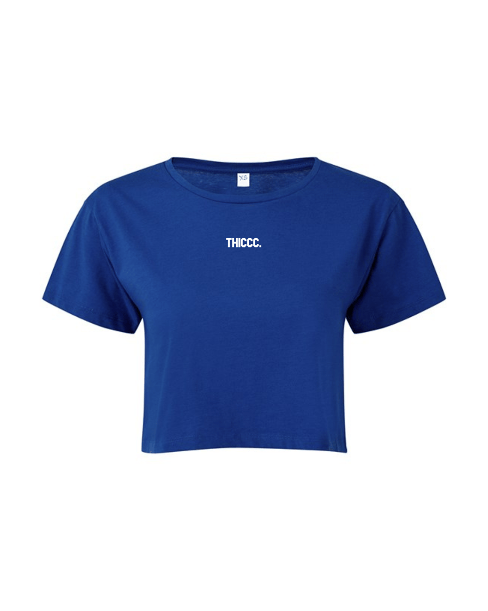 Womens THICCC. Crop Tee