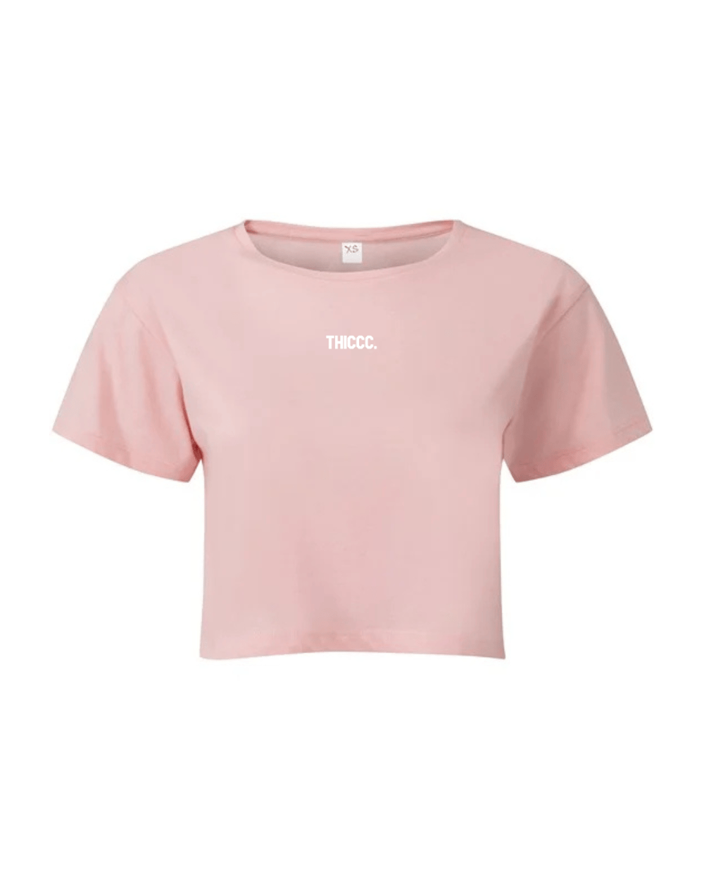 Womens THICCC. Crop Tee