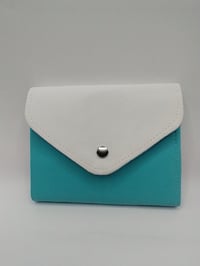Image 2 of Wallet blue and white