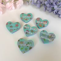 Image 1 of Sakura Green Tea Badges