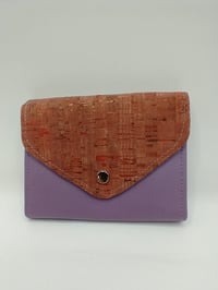 Image 2 of Wallet purple and cork