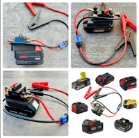 Image 2 of Jump Starte For Ryobi/Parkside/Milwaukee/Makita/DeWalt/Bosch/Einhell Car Battery Booster 