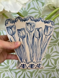 Image 2 of Tulip Fan Vase 