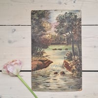 Image 1 of Wondeful Weathered Oil on Card