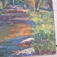 Image 3 of Lovely Little French Oil Painting
