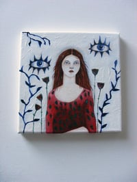 Original acrylic painting on canvas - Two Eyes.