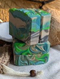 Image 4 of "Tropical Coconut" Handmade Soap with Coconut Milk and Shea Butter