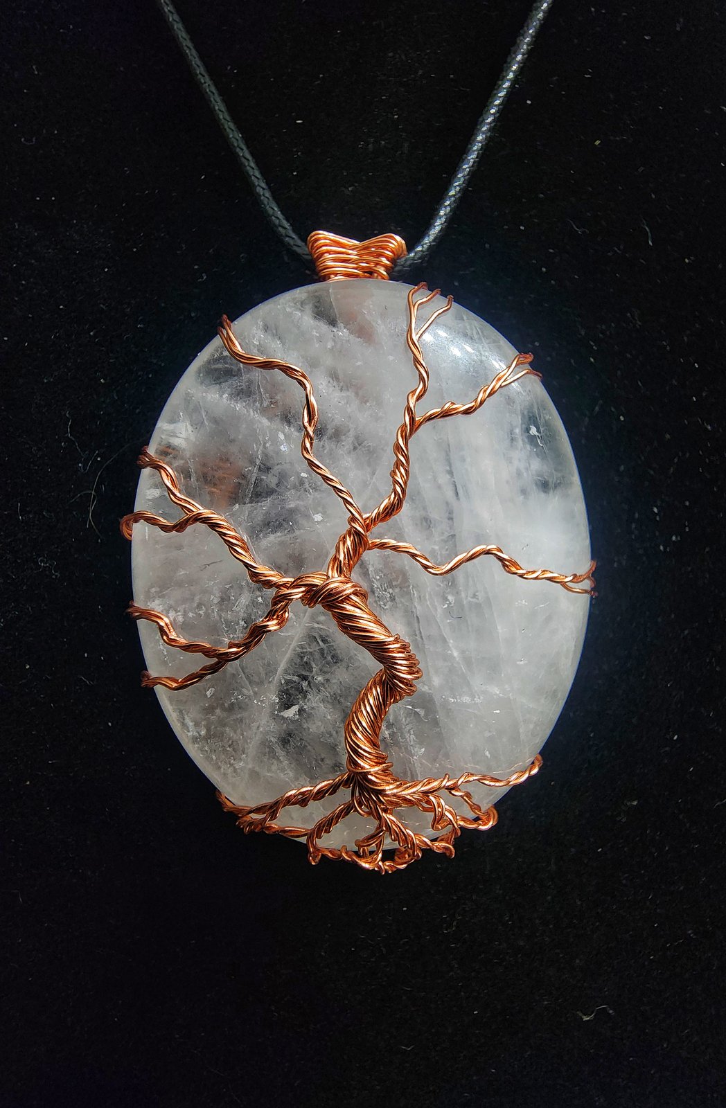 Clear Quartz Tree of Life Pendant | Elevated Earthstones