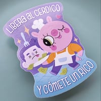 Image 2 of Cómete Un Rico - Vinyl Sticker