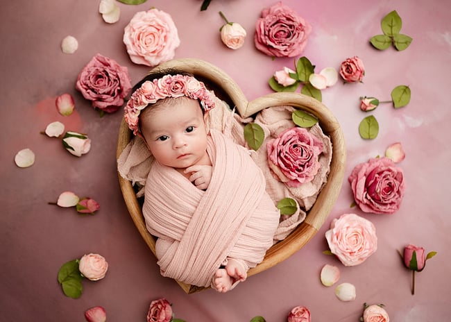 MINI (wrapped) Newborn Session