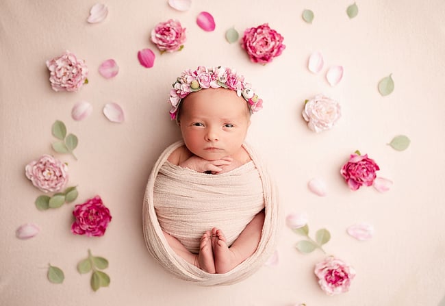 MINI (wrapped) Newborn Session