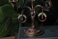 Image 1 of Wooden ring earrings