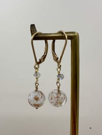 Image 2 of Vintage Glass Bead Earrings #2