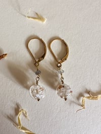 Image 1 of Vintage Glass Bead Earrings #2