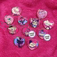 Hellaverse Heart Enamel Pins