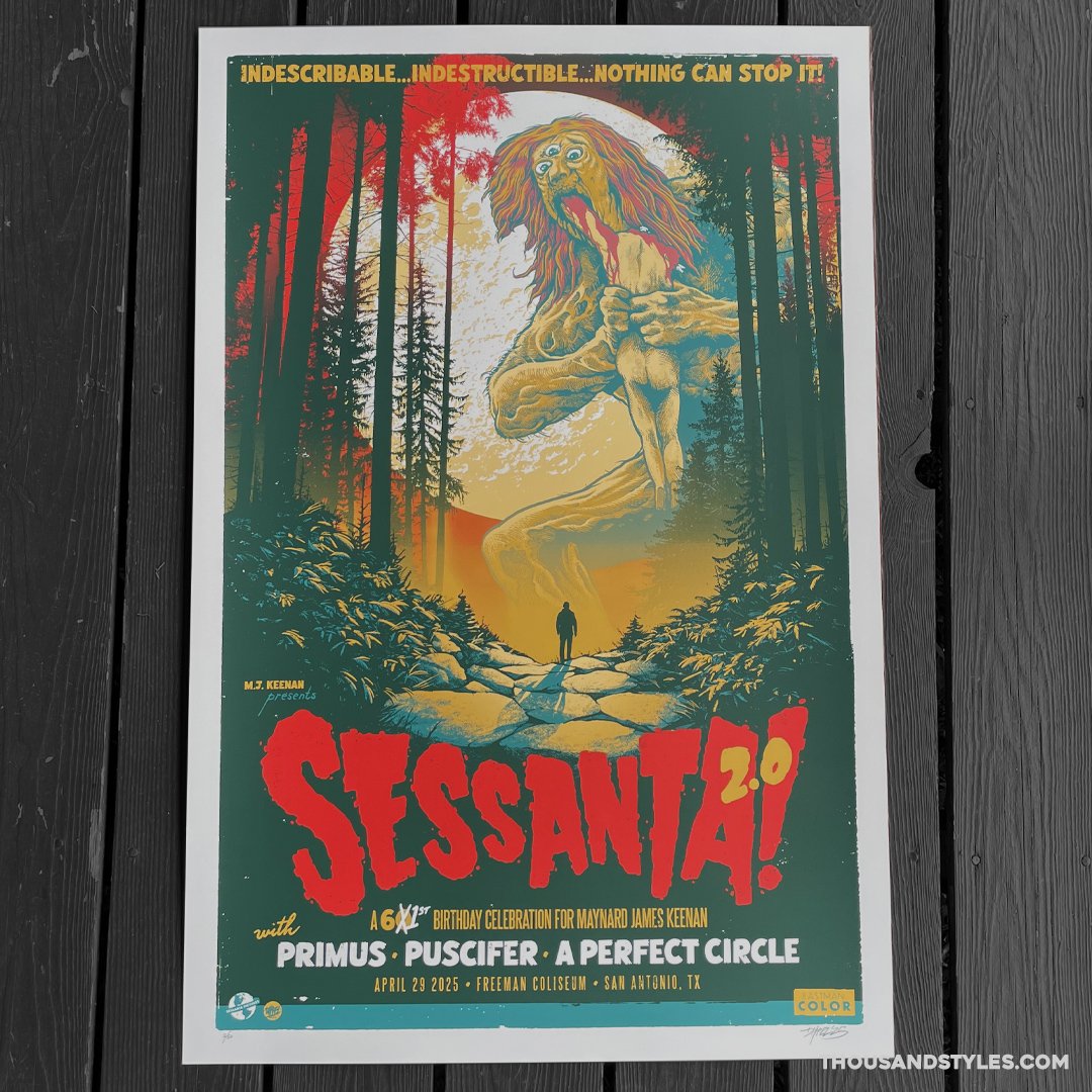 Official Sessanta 2.0 Event Poster - San Antonio TX - 4.29.25