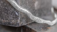 Image 2 of 'wobble' - Recycled silver bangle