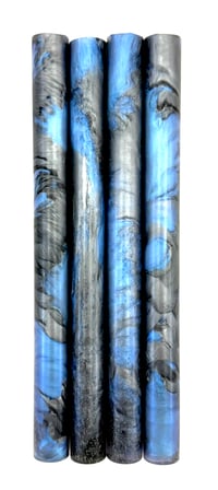 Image 2 of Maxwell's Silver Hammer, custom pressure cast Alumilite with translucent sparkle & grey & luna blue