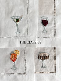 Image 3 of Embroidered Cocktail Napkin DIY Kit