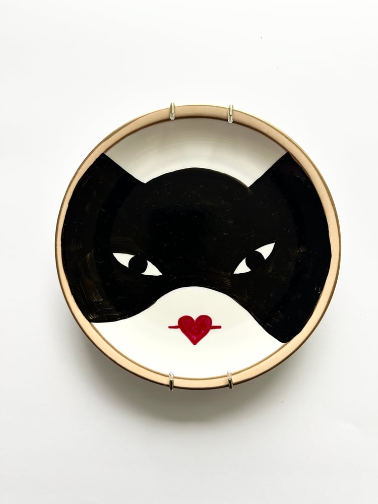Image of Bastet- Catlady handpainted plate