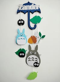 Image 1 of My Neighbor Totoro Inspired Door Sign Door Hanger. Baby Shower Decor 