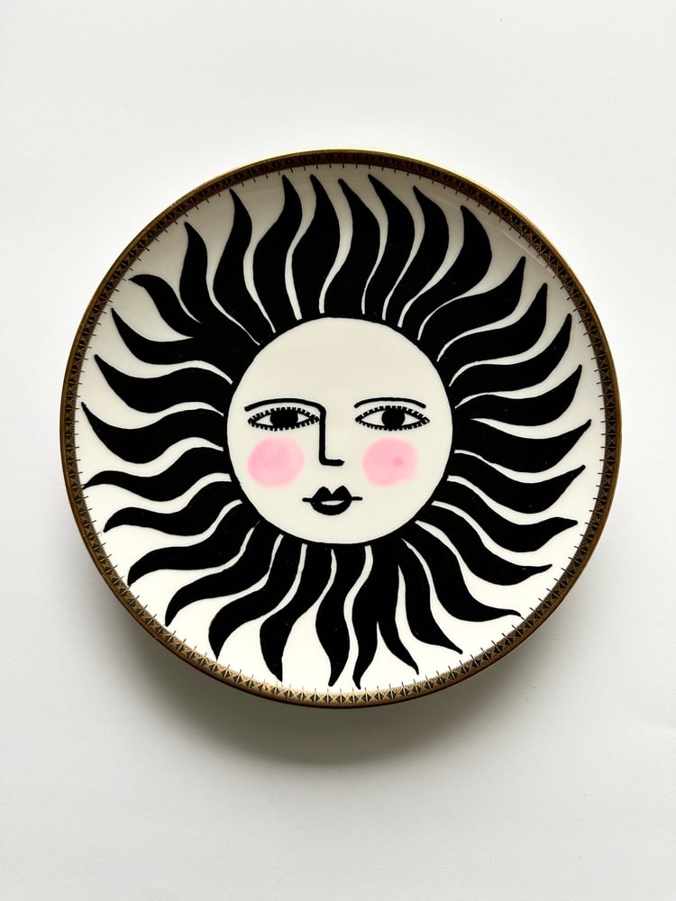 Image of Rayelle handpainted vintage plate