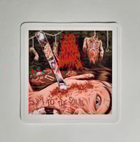 Image 1 of 200 Stab Wounds Slave To The Scalpel Glossy Finish Vinyl Sticker
