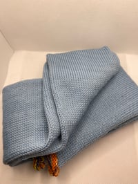 Image 1 of Socks in progress - Baby Blue