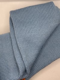 Image 3 of Socks in progress - Baby Blue
