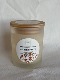 Image 1 of Soy Wax Candle All Natural Handpoured in Frosted Glass Jar Choose From 4 Lovely All Natural, Clea...
