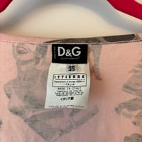 Image 3 of d&g pin up print top