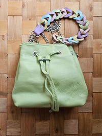 Image 1 of Pistachio - small bucket bag