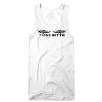 Image 1 of Trans Hottie Tank White 