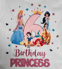 Image 2 of Birthday Princess Shirt | Youth