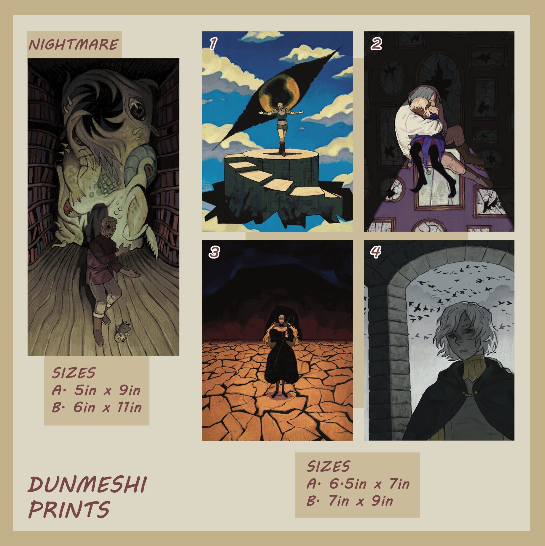 DunMeshi Prints | kinoland