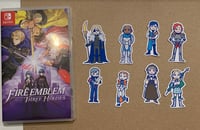 Image 2 of FE3H Blue Lions Sticker Set 1