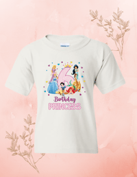 Image 1 of Birthday Princess Shirt | Youth