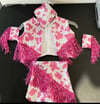 Pink cow girl costume 