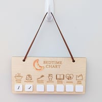 Image 5 of Bedtime Routine Sign | Dry Erase